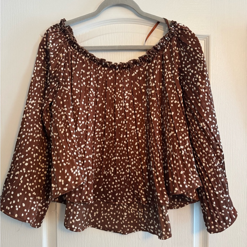 off shoulder blouse